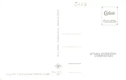 AK / Ansichtskarte Waldbroel Fliegeraufnahme Waldbroel