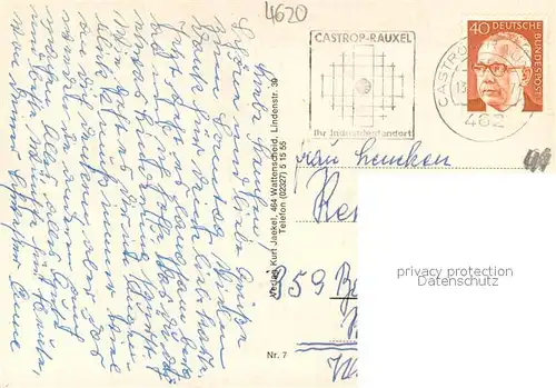 AK / Ansichtskarte Castrop Rauxel Bahnhof Rauxel Castrop Rauxel