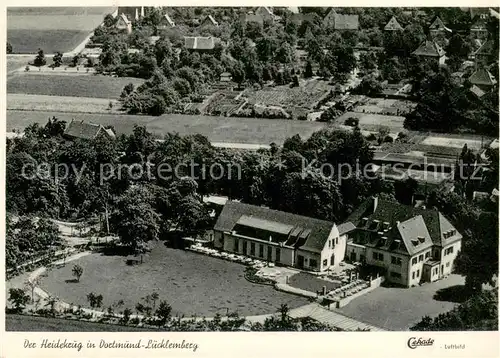 AK / Ansichtskarte Luecklemberg Fliegeraufnahme Park Hotel Der Heidekrug Luecklemberg