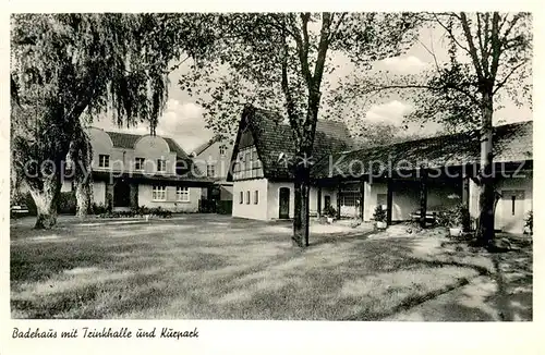 AK / Ansichtskarte Ravensberg_Borgholzhausen Badehaus Trinkhalle Kurpark Ravensberg Borgholzhausen