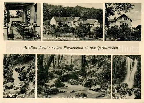 AK / Ansichtskarte Bingen_Rhein Morgenbachtal Haus Waldfrieden Gerhardshof  Bingen Rhein