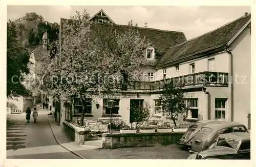 AK / Ansichtskarte Lindenfels_Odenwald Altes Rauchsches Haus Gasthaus Lindenfels Odenwald