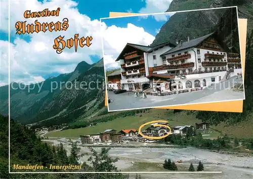 AK / Ansichtskarte Mandarfen_Pitztal Gasthof Andreas Hofer Panorama Mandarfen Pitztal