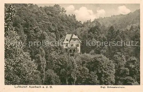 AK / Ansichtskarte Auerbach_Bergstrasse Ev. Schwesternheim Auerbach_Bergstrasse