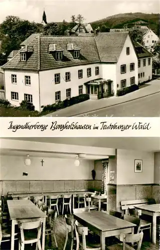 AK / Ansichtskarte Borgholzhausen Jugendherberge Aussen  u. Innenansicht Borgholzhausen