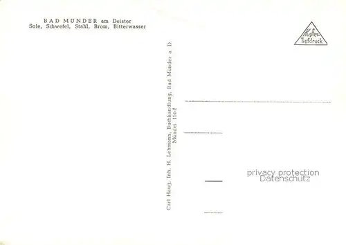 AK / Ansichtskarte Bad_Muender Rohmelbad Bad_Muender