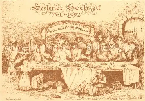 AK / Ansichtskarte Seesen_Harz Historisches Sehusafest Seesener Hochzeit Seesen Harz