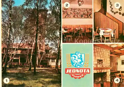 AK / Ansichtskarte Kladno_Kladen_Czechia Restaurace Budvar Hotel Kozova Hora Mikulovska Vinarna 