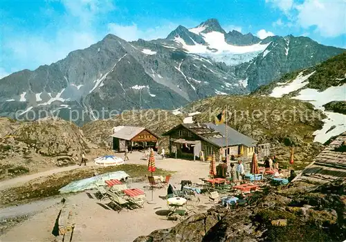 AK / Ansichtskarte Sustenpasshoehe mit Griesgletscher Grieshorn und Stuecklistock Sustenpasshoehe