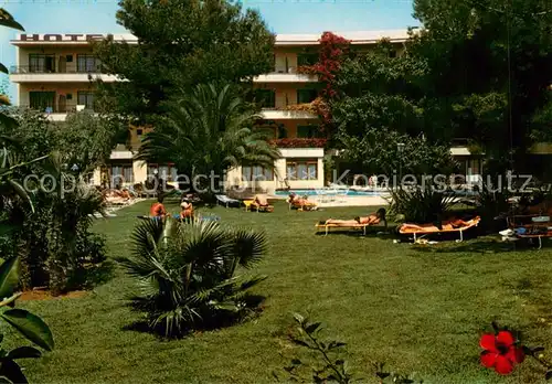 AK / Ansichtskarte Paguera_Mallorca_Islas_Baleares_ES Hotel Nilo Liegewiese 