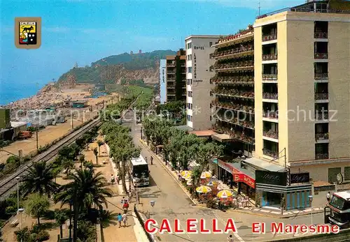 AK / Ansichtskarte CALELLA_de_la_Costa_ES El Maresme Panorama 