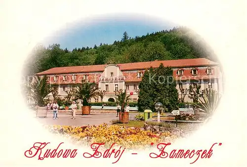 AK / Ansichtskarte Kudowa Zdroj_Bad_Kudowa_Niederschlesien Szpital Uzdrowiskowy Zameczek 