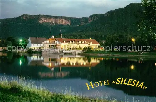 AK / Ansichtskarte Radkow_Wuenschelburg_PL Hotel Silesia nad zalewem 