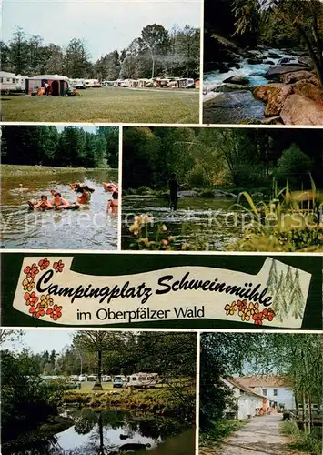 AK / Ansichtskarte Windischeschenbach Campingplatz Schweinmuehle Teilansichten Windischeschenbach