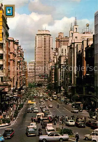 AK / Ansichtskarte Madrid_Spain Gran Via Madrid Spain