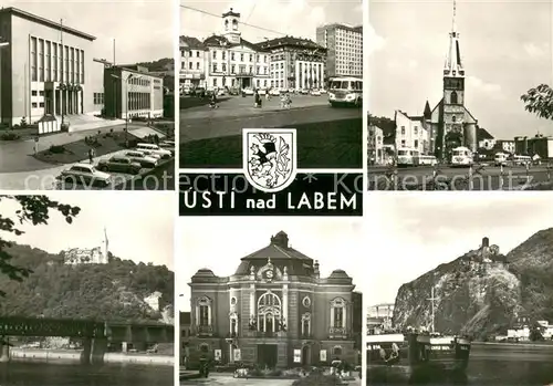 AK / Ansichtskarte Usti_nad_Labem_Aussig_CZ Orts und Teilansichten 
