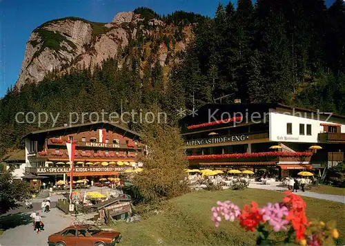 AK / Ansichtskarte Hinterriss_Tirol Alpengasthof Alpencafe Eng Hinterriss Tirol