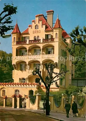 AK / Ansichtskarte Karlovy_Vary_Karlsbad Lizensky dum Brno 