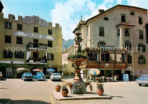 AK / Ansichtskarte Glurns Stadtplatz Brunnen Glurns