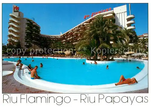 AK / Ansichtskarte Playa_del_Ingles_Gran_Canaria_ES Aparthotel Riu Flamingo Pool 