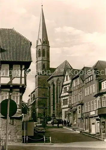 AK / Ansichtskarte Heiligenstadt_Eichsfeld Berg mit St Martins Kirche Heiligenstadt_Eichsfeld