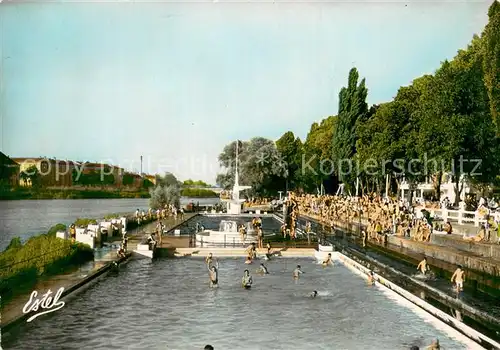 AK / Ansichtskarte Metz_Moselle La Plage sur les bords de la Moselle Metz_Moselle