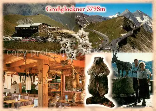 AK / Ansichtskarte Fusch_Grossglocknerstrasse Restaurant Fuschertoerl Gaststube Panorama Fusch