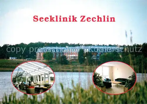 AK / Ansichtskarte Zechlin_Flecken Seeklinik Zechlin am Zechlinersee  Zechlin_Flecken