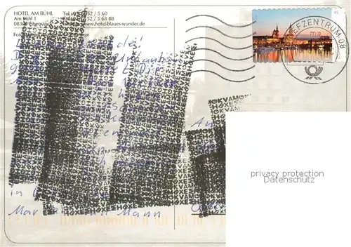 AK / Ansichtskarte Eibenstock Hotel am Buehl Das blaue Wunder Eibenstock