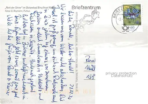 AK / Ansichtskarte Binz_Ruegen Park der Sinne Promenade Hotel Brunnenfigur Strand Fliegeraufnahme Binz_Ruegen