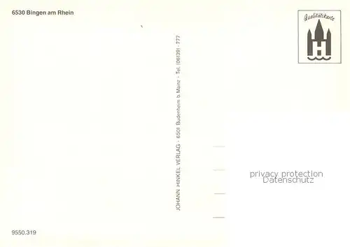 AK / Ansichtskarte Bingen_Rhein Panorama Weinstadt Bingen Rhein