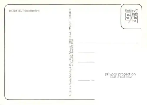 AK / Ansichtskarte Bredstedt Fliegeraufnahme Bredstedt