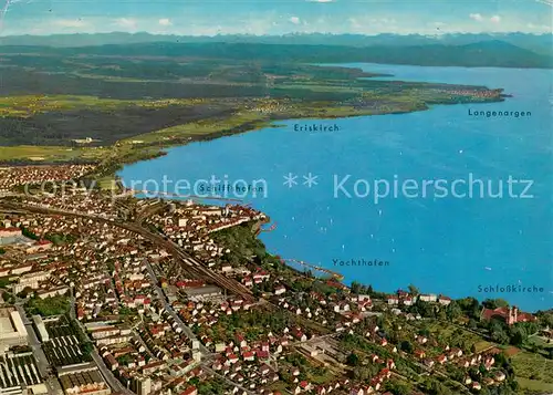 AK / Ansichtskarte Friedrichshafen_Bodensee Panorama Alpenkette Friedrichshafen Bodensee