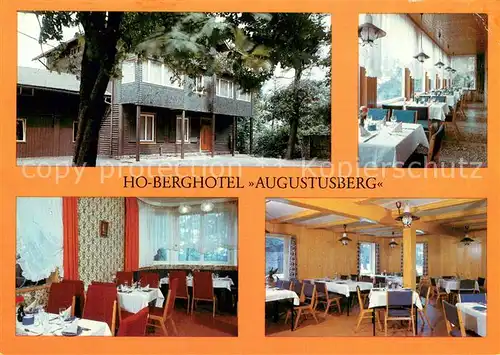 AK / Ansichtskarte Bad_Gottleuba Berggiesshuebel HO Berghotel Augustusberg Restaurant Bad