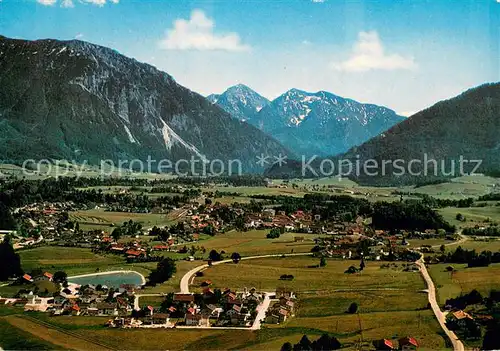 AK / Ansichtskarte Ruhpolding Panorama mit Rauschberg Chiemgauer Alpen Ruhpolding