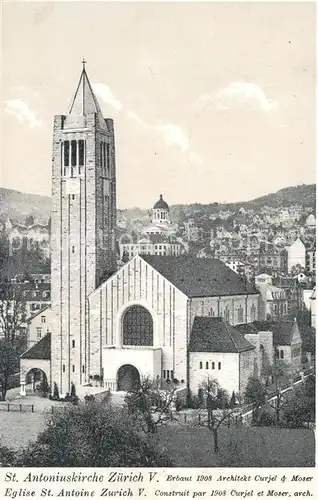 AK / Ansichtskarte Zuerich_ZH St Antoniuskirche Zuerich_ZH