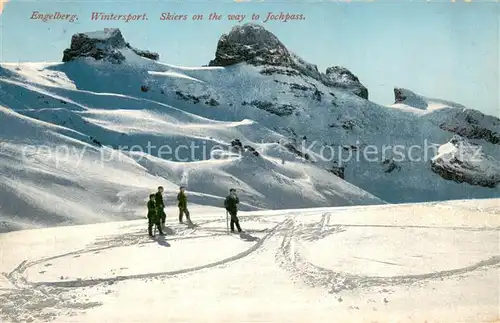 AK / Ansichtskarte Engelberg__OW Winterpanorama 