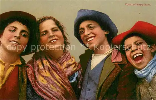 AK / Ansichtskarte Napoli_Neapel_IT Costumi napolitani 