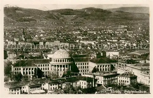 AK / Ansichtskarte Zuerich_ZH Polytechnikum Fliegeraufnahme Zuerich_ZH