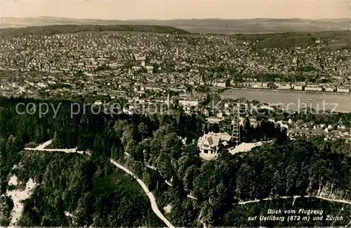 AK / Ansichtskarte Uetliberg_ZH Fliegeraufnahme Uetliberg ZH
