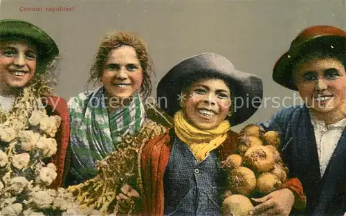 AK / Ansichtskarte Napoli_Neapel_IT Costumi napolitani 