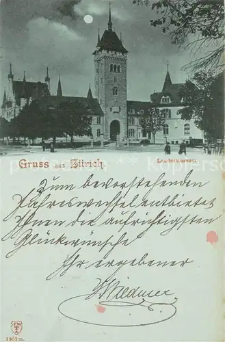 AK / Ansichtskarte Zuerich_ZH Landesmuseum Zuerich_ZH