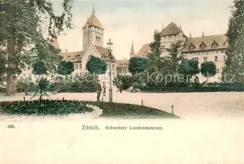 AK / Ansichtskarte Zuerich_ZH Schweizer Landesmuseum Zuerich_ZH