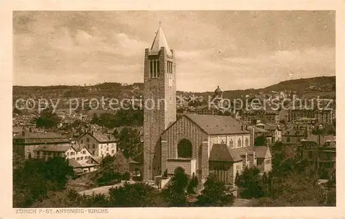 AK / Ansichtskarte Zuerich_ZH St Antonius Kirche Zuerich_ZH