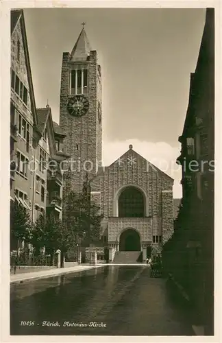 AK / Ansichtskarte Zuerich_ZH St Antoniuskirche Zuerich_ZH