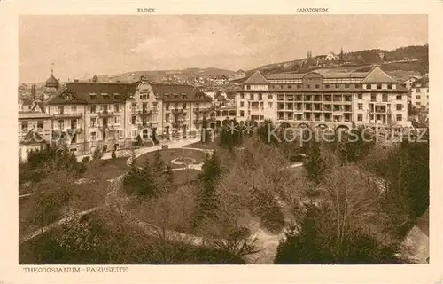 AK / Ansichtskarte Zuerich_ZH Theodosianum Privatspital Klinik Sanatorium Zuerich_ZH