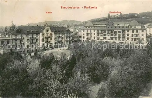 AK / Ansichtskarte Zuerich_ZH Theodosianum Privatspital Klinik Sanatorium Zuerich_ZH