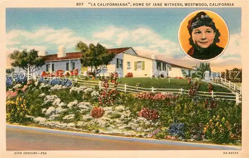 AK / Ansichtskarte Westwood_California La Californiana Homof Jane Withers 