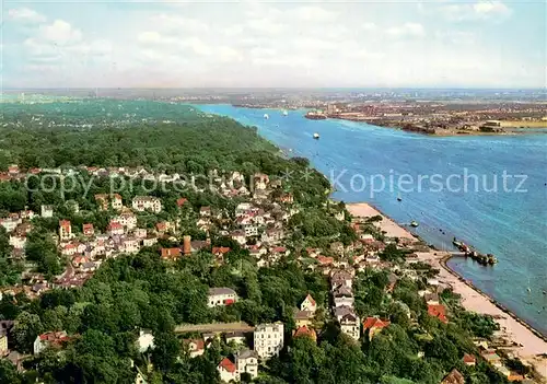 AK / Ansichtskarte Blankenese_Hamburg Fliegeraufnahme 