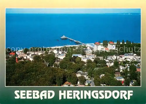 AK / Ansichtskarte Heringsdorf_Ostseebad_Usedom Fliegeraufnahme Heringsdorf_Ostseebad